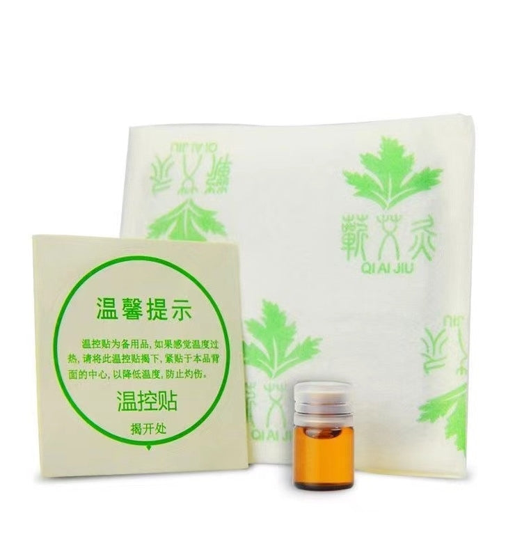 热力蕲艾贴 - 自发热蕲艾艾灸贴,缓解腰背疼痛与关节酸痛
